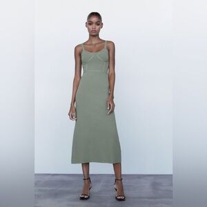 Zara Long Knit Dress